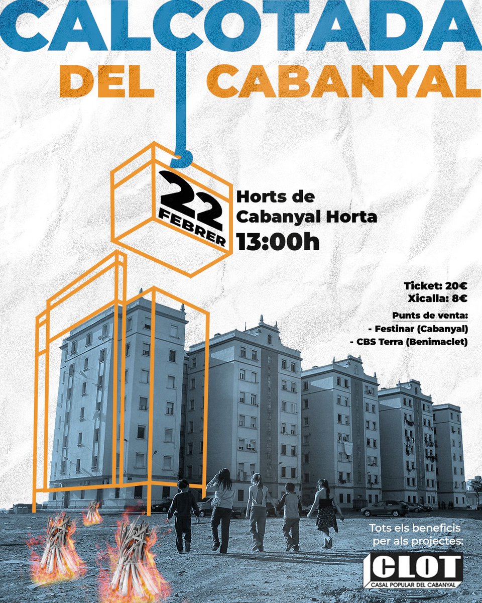📆 22 de febrer: CALÇOTADA DEL CABANYAL