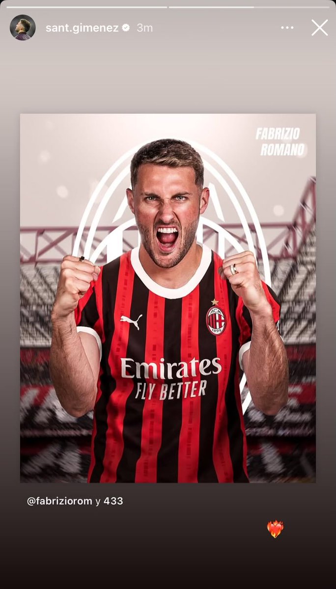 Santiago Gimenez on Instagram