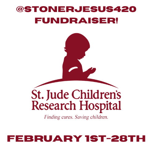 Stoner Jesus™ (@stonerjesus420) on Twitter photo The donation link is LIVE!
We're raising money this month for <a href="/StJude/">St. Jude</a>!
Donate at least $10 and be eligible for giveaways from (so far)
<a href="/RastaKittytwo/">Rasta Kitty</a>
<a href="/VerdeMontHemp/">VerdeMont</a>
<a href="/cannabisinfuse/">BobTheGreenScientist™️🌿🏳️🌈</a>
<a href="/LidLube/">Lid Lube Grinder Lubricant</a>
<a href="/jiffygeeb/">Jiffy Geeb</a>
<a href="/BeKindTypaWay/">ThreelittleBirds💚❤️💛</a>
<a href="/GrownCreations/">Home Grown Creations</a>
<a href="/GlasssStation/">Glasss Station</a>
<a href="/Camiparkerxo/">💖𝓒𝓪𝓶𝓲 𝓢𝔀𝓮𝓮𝓽𝓱𝓮𝓪𝓻𝓽💖</a>
<a href="/TheFrostedLabs/">The Frosted Labs</a> The donation link is LIVE!
We're raising money this month for <a href="/StJude/">St. Jude</a>!
Donate at least $10 and be eligible for giveaways from (so far)
<a href="/RastaKittytwo/">Rasta Kitty</a>
<a href="/VerdeMontHemp/">VerdeMont</a>
<a href="/cannabisinfuse/">BobTheGreenScientist™️🌿🏳️🌈</a>
<a href="/LidLube/">Lid Lube Grinder Lubricant</a>
<a href="/jiffygeeb/">Jiffy Geeb</a>
<a href="/BeKindTypaWay/">ThreelittleBirds💚❤️💛</a>
<a href="/GrownCreations/">Home Grown Creations</a>
<a href="/GlasssStation/">Glasss Station</a>
<a href="/Camiparkerxo/">💖𝓒𝓪𝓶𝓲 𝓢𝔀𝓮𝓮𝓽𝓱𝓮𝓪𝓻𝓽💖</a>
<a href="/TheFrostedLabs/">The Frosted Labs</a>
