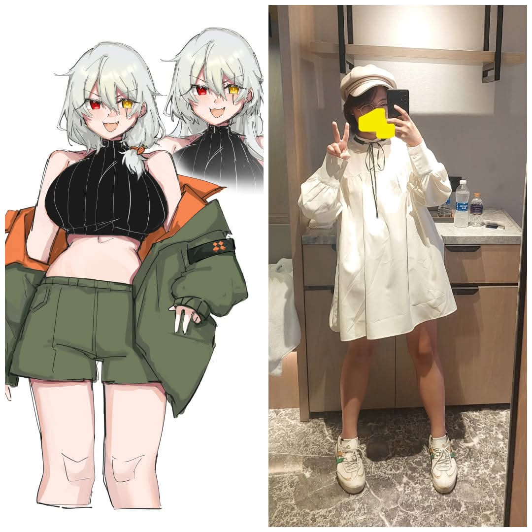 I saw Yumeship VS irl trend. And yep, I have nothing like Aya. She is mt type of girl, not myself š