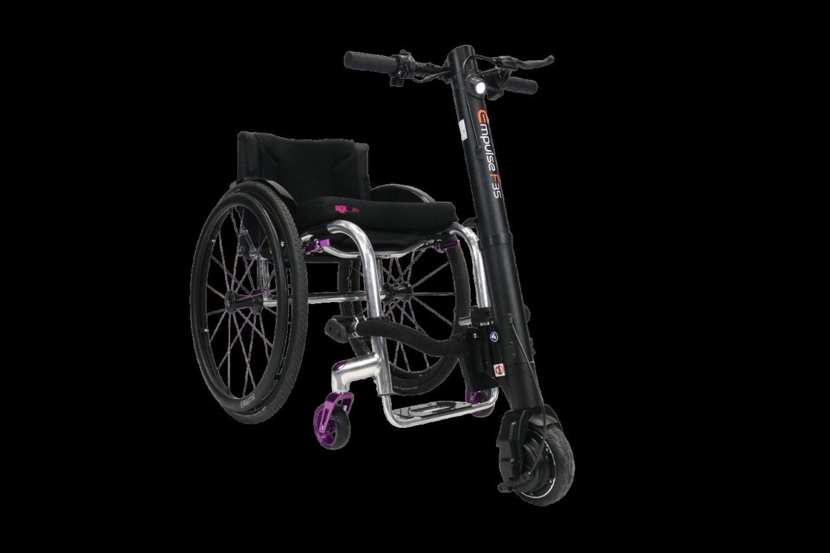 Chels_1307's tweet photo. I'm #Fundraising for an RGK Sub 4 wheelchair with power-addon like below. This will allow me to keep active &amp; enjoy #Rugby again can you help me reach my target https://t.co/1T2F355qVi https://t.co/hJeSh8fLNi