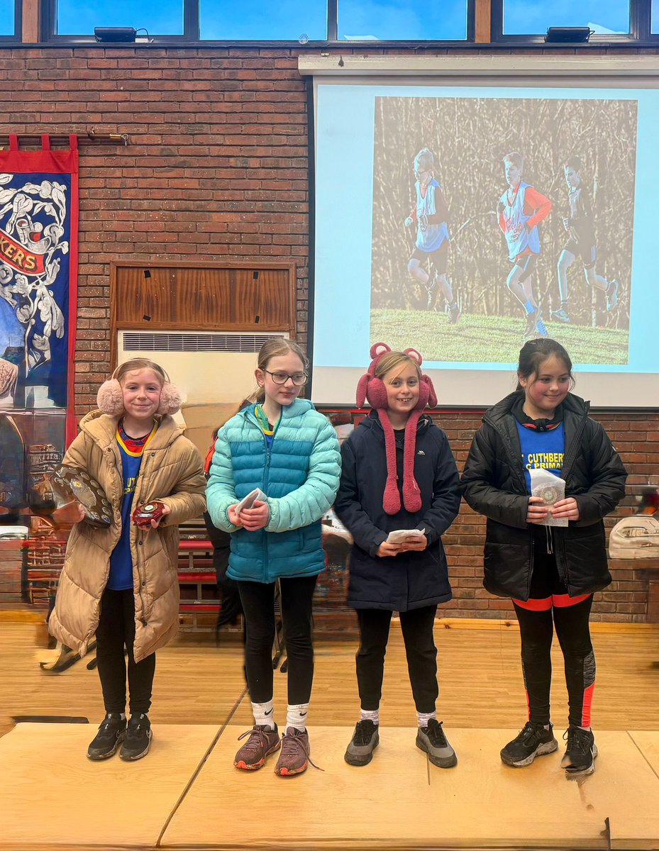 StCuthsCLS's tweet photo. Last cross country today… St Cuthbert’s are small schools girls winners!!! Well done to the whole team, you were amazing 🏃🏽‍♀️🏃🏽🏆🏆🏆 https://t.co/YUiVz2QVC5