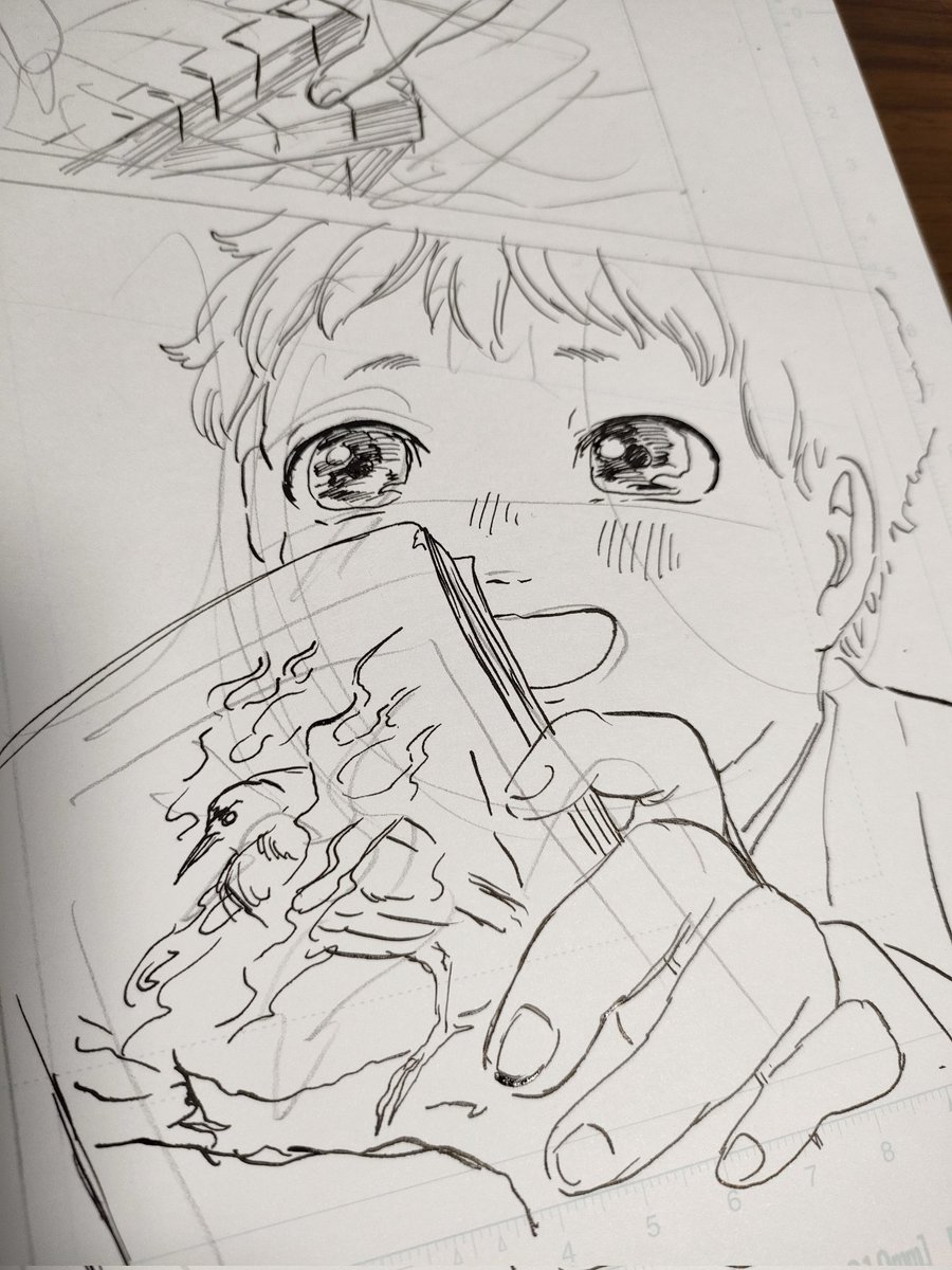 絵柄合わせられなかったら没る覚悟でアナログやってる…何… 