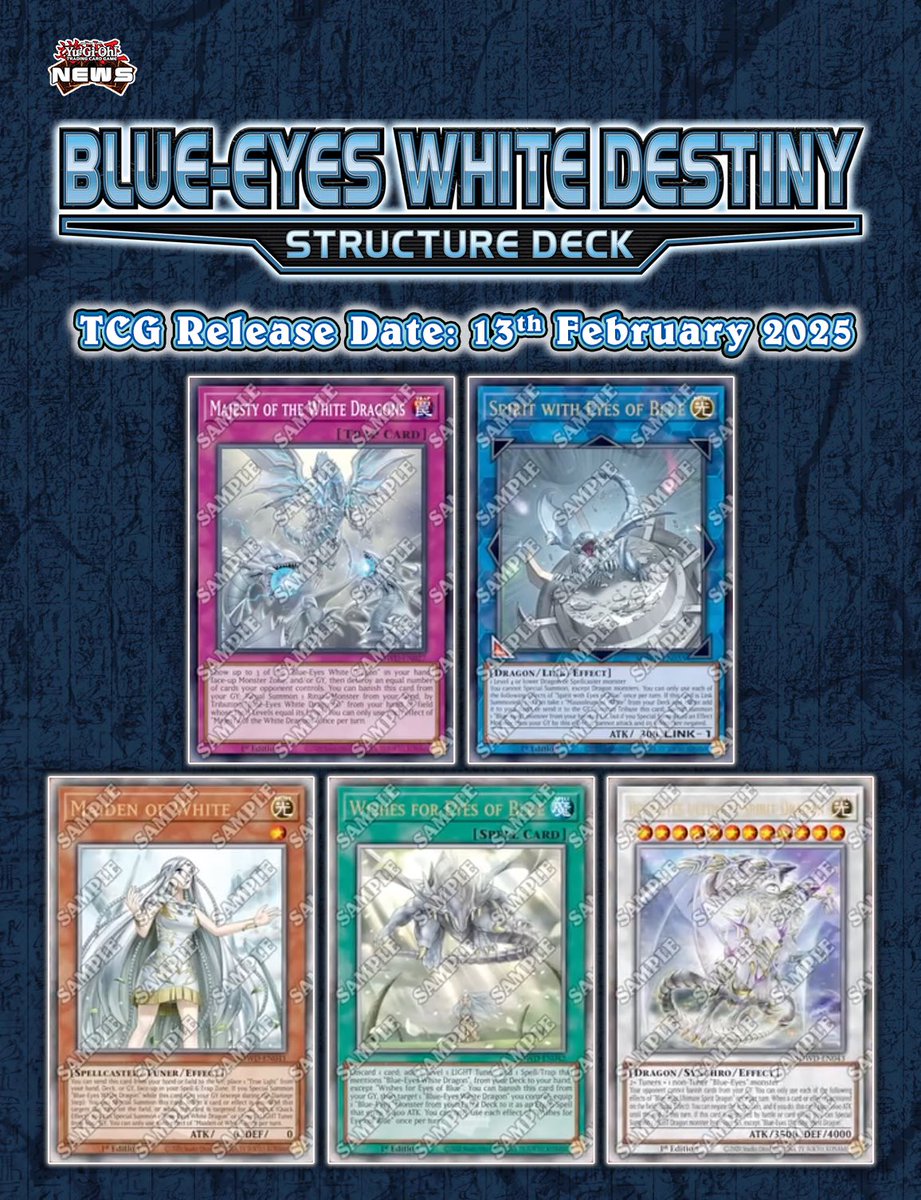 yu gi oh blue eyes white destiny structure deck list Yu-Gi-Oh Blue-Eyes White Destiny Structure Deck main image 0