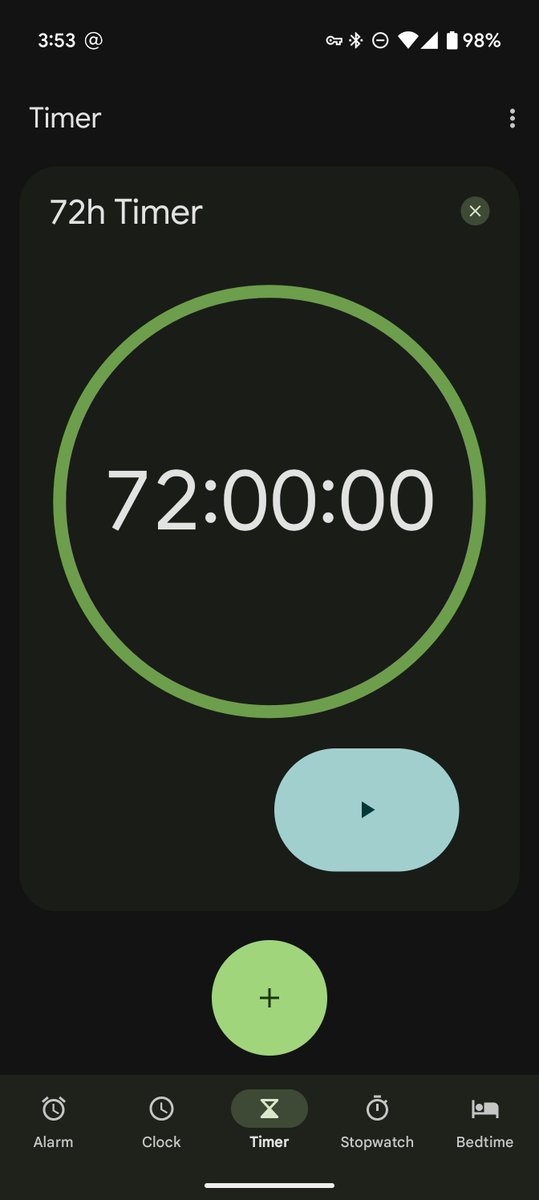 Macyln Black, timer is up.