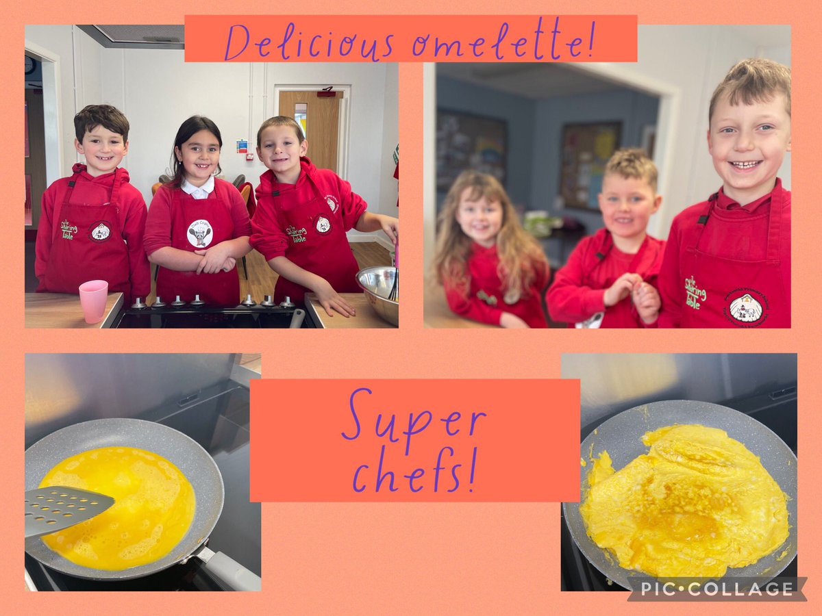Penclawdd's tweet photo. Following our trip @swanseacommunityfarm we used the free range eggs that had been laid, to make a delicious omelette for us all to taste! Yum! #Pencsealions #Penc12 #PencEIC #PencHWB #PencHCI #PencChefs #PencSCI #PencHUM https://t.co/98pJPsusl4