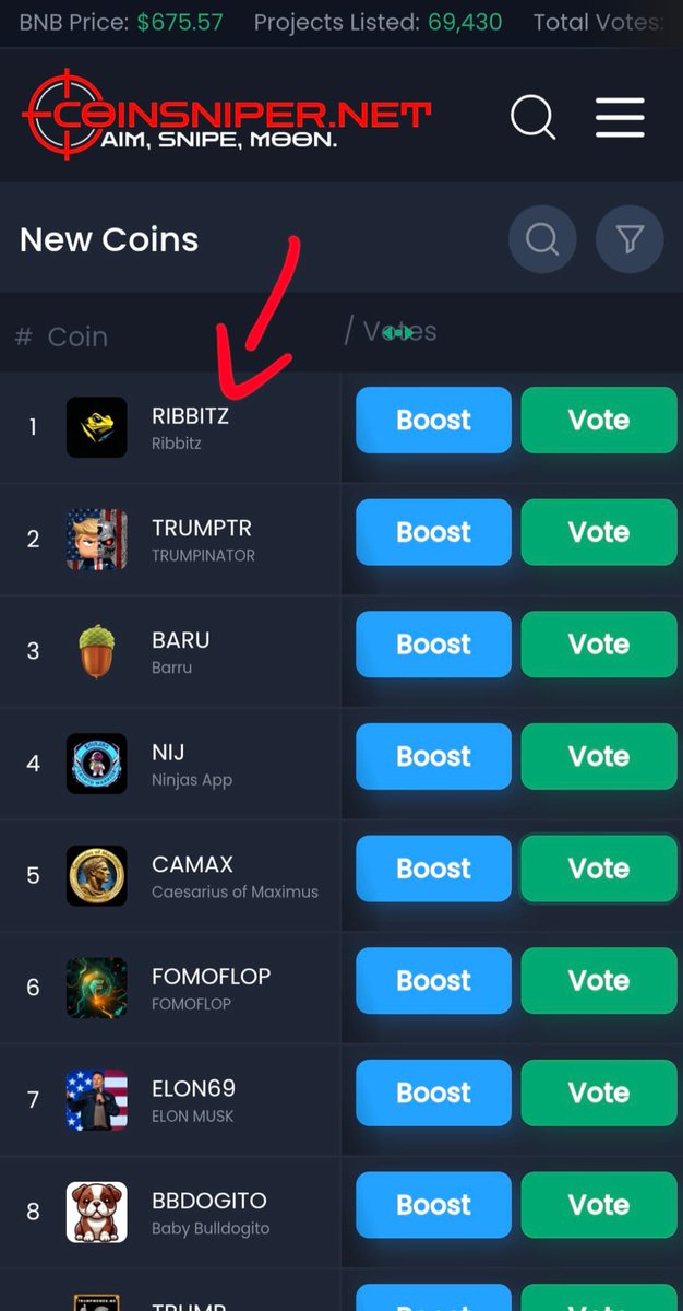 Ribbitz2025's tweet photo. Ribbitz is now on CoinSniper! 🔥

Ribbitz is officially listed on CoinSniper, and we need your support! 💪 Vote for Ribbitz and help us reach the top! 

✅ Vote here: https://t.co/qZfow4C9zP
📢 Spread the word and let’s grow together!

#Ribbitz #Crypto #VoteNow 🚀🐸 https://t.co/jznhvIDIg8