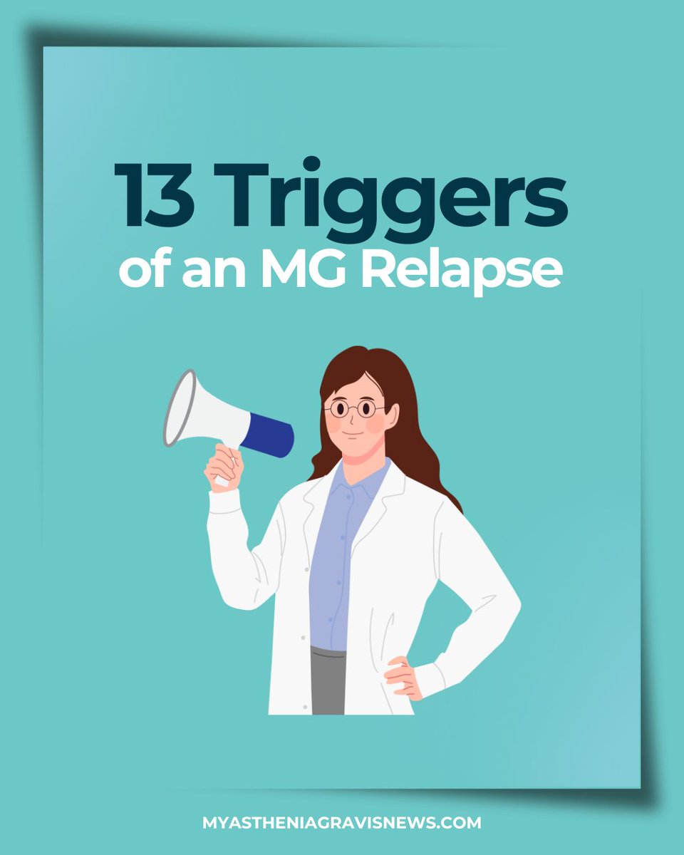 Causes of an MG relapse aren't always evident, but we do know about certain triggers that may increase risk. Explore them here: bit.ly/3Q2Vno9 

#MyastheniaGravis #MGResearch #MyastheniaGravisLife #LivingWithMG #MGWarrior
