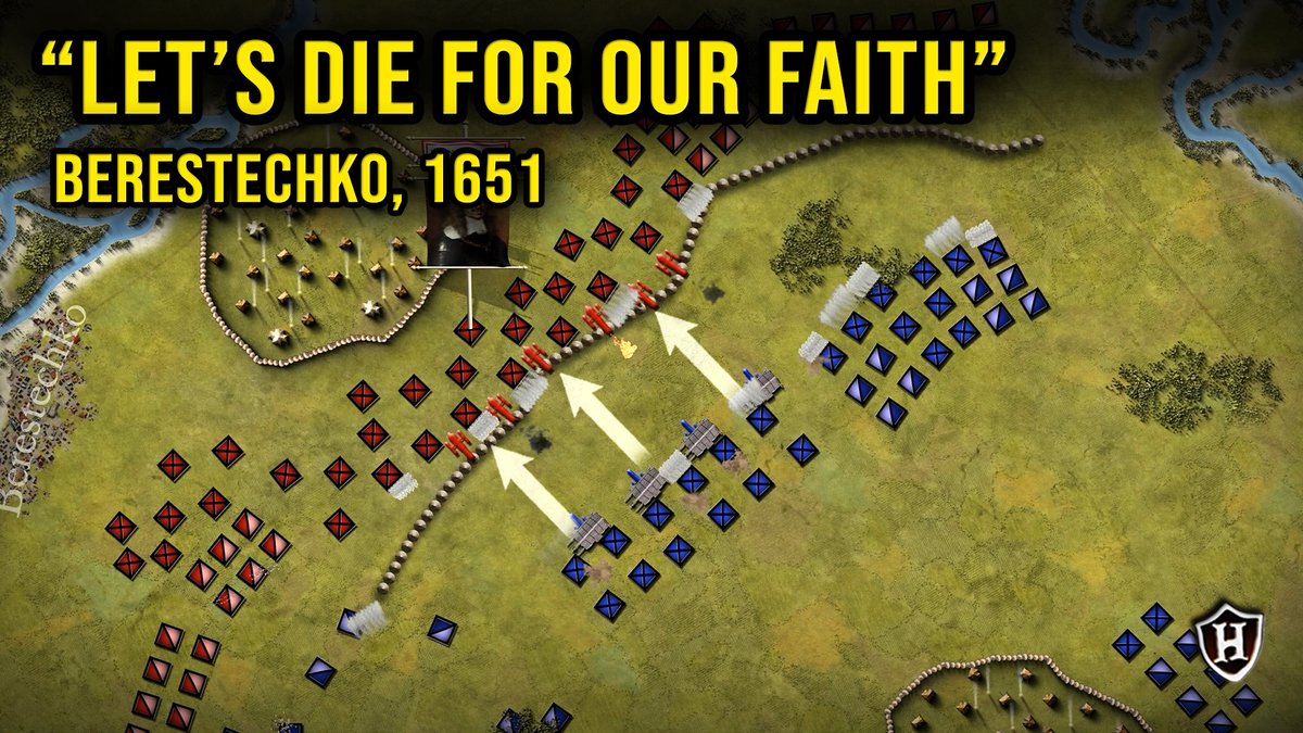 Battle of Berestechko, 1651 youtu.be/slwh0e41090

#History #Documentary #Poland #Ukraine