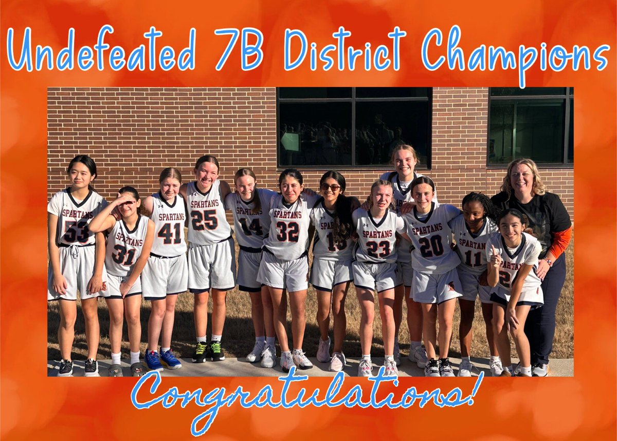 πΆππππππππ π»ππππππ, π΄π.π³. (@genlopardo) on Twitter photo π Undefeated & Unstoppable! ππ§‘π
Congrats to our 7B Girls Bball Team on an undefeated season and claiming the District Championship! Spartans NEVER QUIT! πͺπ <a href="/SLJHSpartans/">SLJH Spartans</a> #SpartanPride #DistrictChamps #Undefeated π Undefeated & Unstoppable! ππ§‘π
Congrats to our 7B Girls Bball Team on an undefeated season and claiming the District Championship! Spartans NEVER QUIT! πͺπ <a href="/SLJHSpartans/">SLJH Spartans</a> #SpartanPride #DistrictChamps #Undefeated