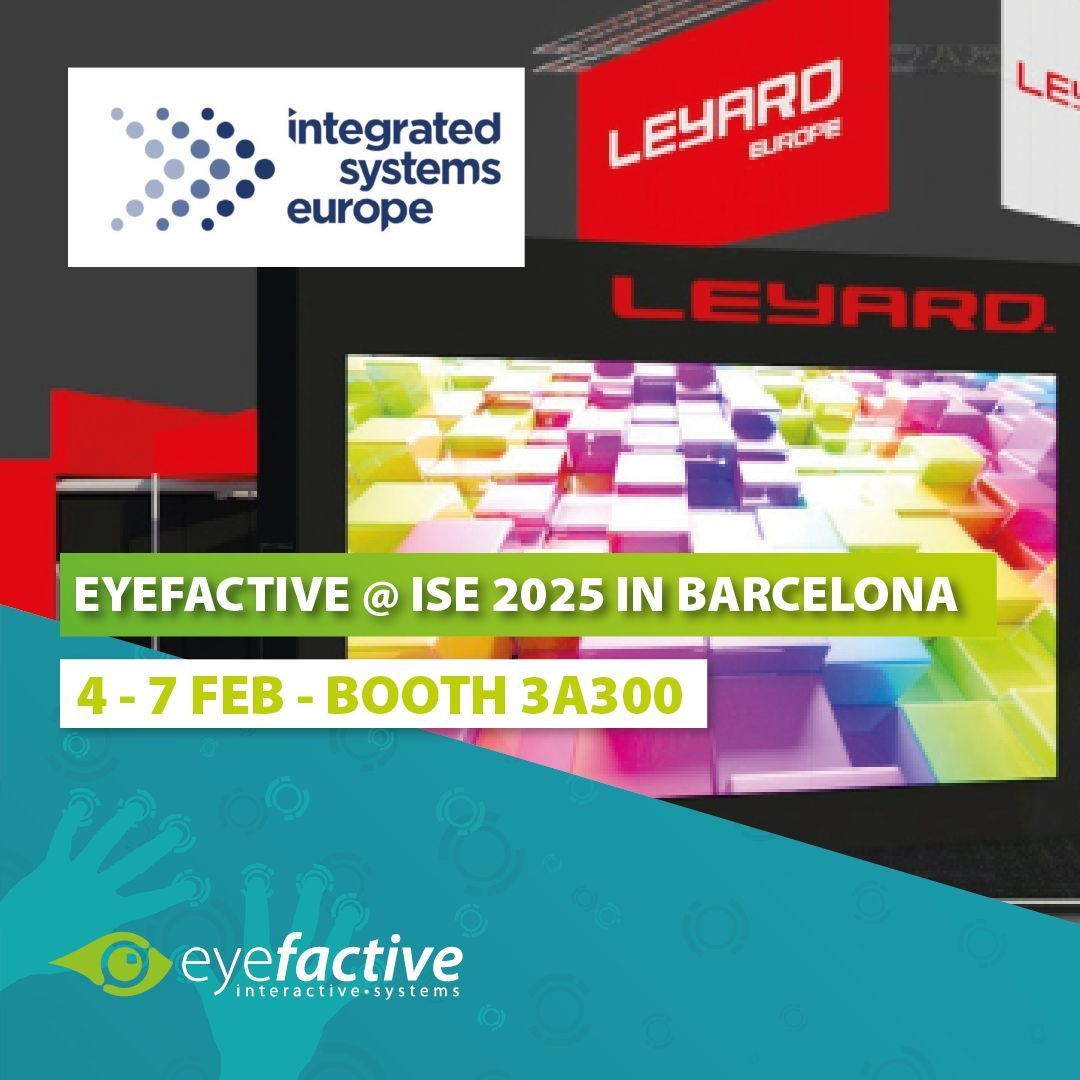eyefactive (@eyefactive) on Twitter photo Meet us at the #ISE 2025 in Barcelona! 🚀 February 4th to 7th - on our Partner Leyards’ Booth 3A300
leyardeurope.eu/en/about/news/…
<a href="/LeyardEurope/">Leyard Europe</a>
#integratedsystemseurope #ISE2025 #leyard #leyardeurope #exactsoloutions #interactiveshopping #LEDVideowall #infraredtouch #touchinfrared Meet us at the #ISE 2025 in Barcelona! 🚀 February 4th to 7th - on our Partner Leyards’ Booth 3A300
leyardeurope.eu/en/about/news/…
<a href="/LeyardEurope/">Leyard Europe</a>
#integratedsystemseurope #ISE2025 #leyard #leyardeurope #exactsoloutions #interactiveshopping #LEDVideowall #infraredtouch #touchinfrared