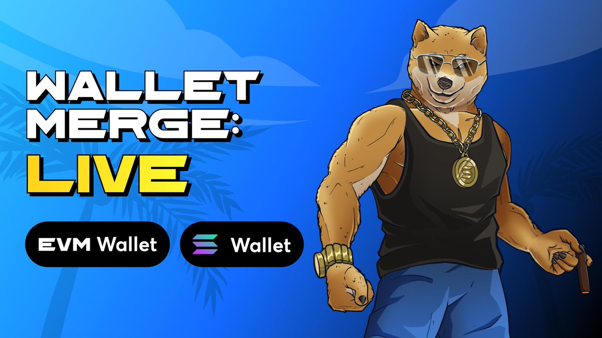 DogenMeme's tweet image. Dear DOGEN Pack🐺

We are approaching the Token Claim. If you bought $DOGEN with an EVM wallet, please merge it with your SOL wallet:

1. Go to your profile page: dogen.meme/en/profile

2. Connect your EVM wallet first.

3. Then press "CONNECT SOL WALLET".

4. Choose SOL wallet…