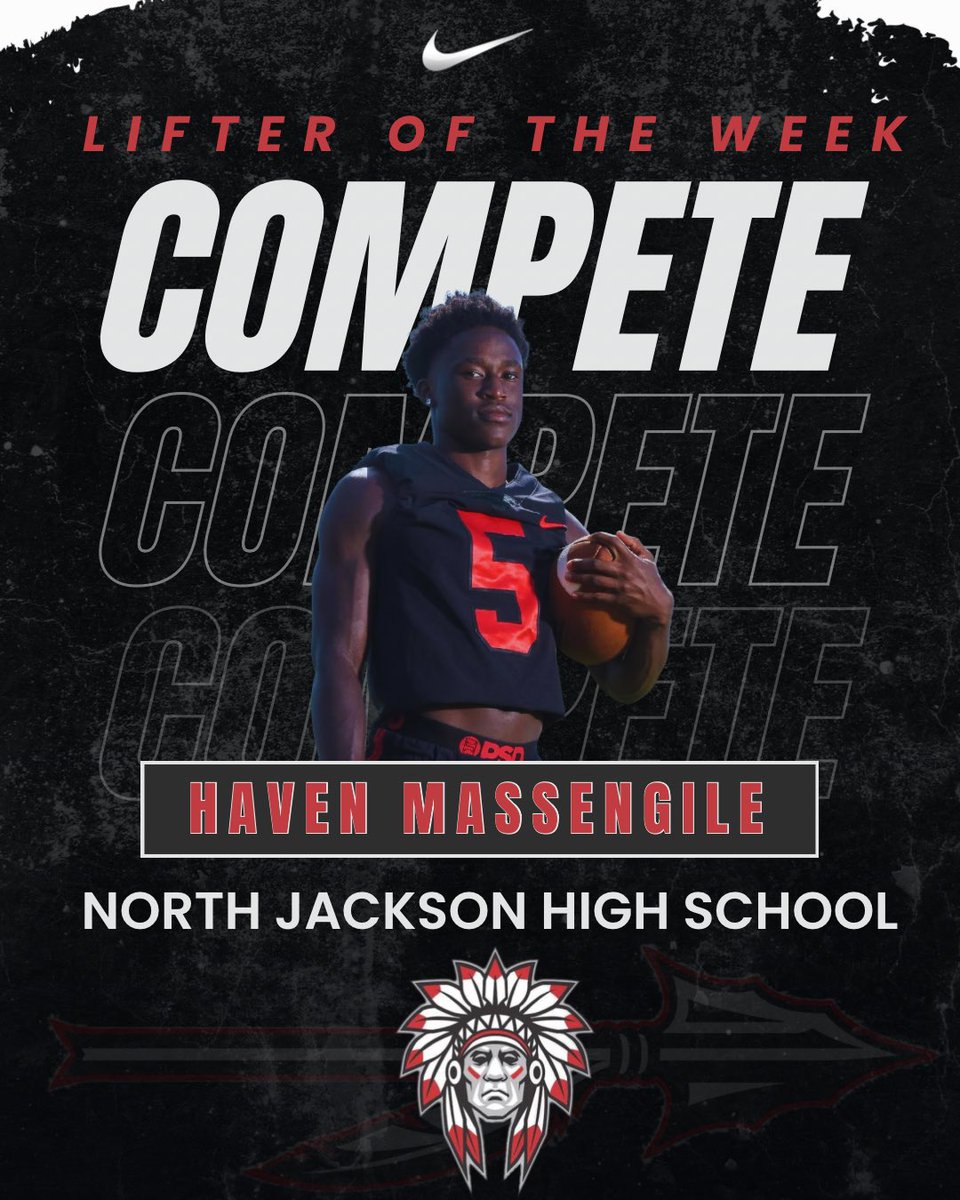 North Jackson Football (@northjacksonfb) on Twitter photo Lifter of the week <a href="/Havo5x/">Haven Massengile</a> this guy is about to blow up!! 4.5 and getting faster 💨💨💨 Lifter of the week <a href="/Havo5x/">Haven Massengile</a> this guy is about to blow up!! 4.5 and getting faster 💨💨💨