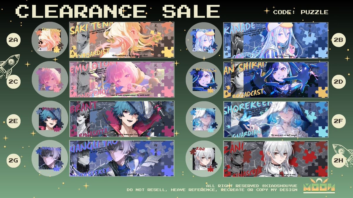⏾⋆.˚ all the repost &amp; likes are appreciated! 🤍

𝐂𝐋𝐄𝐀𝐑𝐀𝐍𝐂𝐄 𝐒𝐀𝐋𝐄 𝐋𝐀𝐘𝐎𝐔𝐓 𝟐𝐃!
Mari jajan layout nya kak ada genshin, hsr, zzz, wuwa, proseka &amp; enstar hanya 5OOO!!

Payment via qris ๋࣭ ⭑⚝

#zonauang #zonajajan #zonaba
