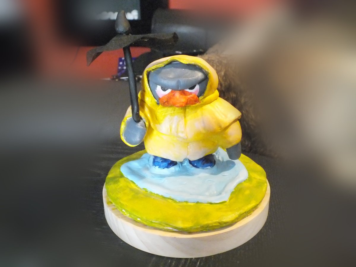 BenMFA's tweet photo. #art #artist #sculpture #sculpt #clay #polymer #model #duck #rain #cute #sad #yellow #badweather #aceofclay
@aceofclay 

https://t.co/bFlguieU8o

youtube timelapse video - https://t.co/6HWpGNMG63 https://t.co/J8CbSFLPbq