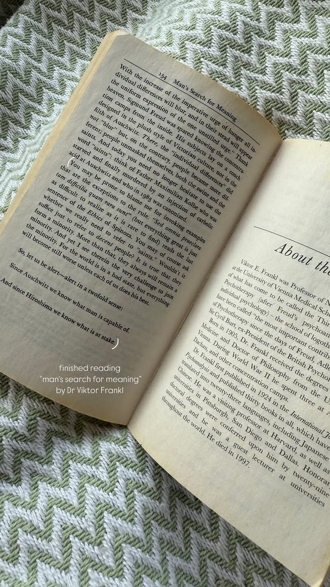 anushka_S2's tweet photo. "Finding meaning in every page: Just finished reading 'Man's Search for Meaning' by Dr. Viktor Frankl. A profound journey through the human spirit." 📚 https://t.co/fIRn0cAI1n