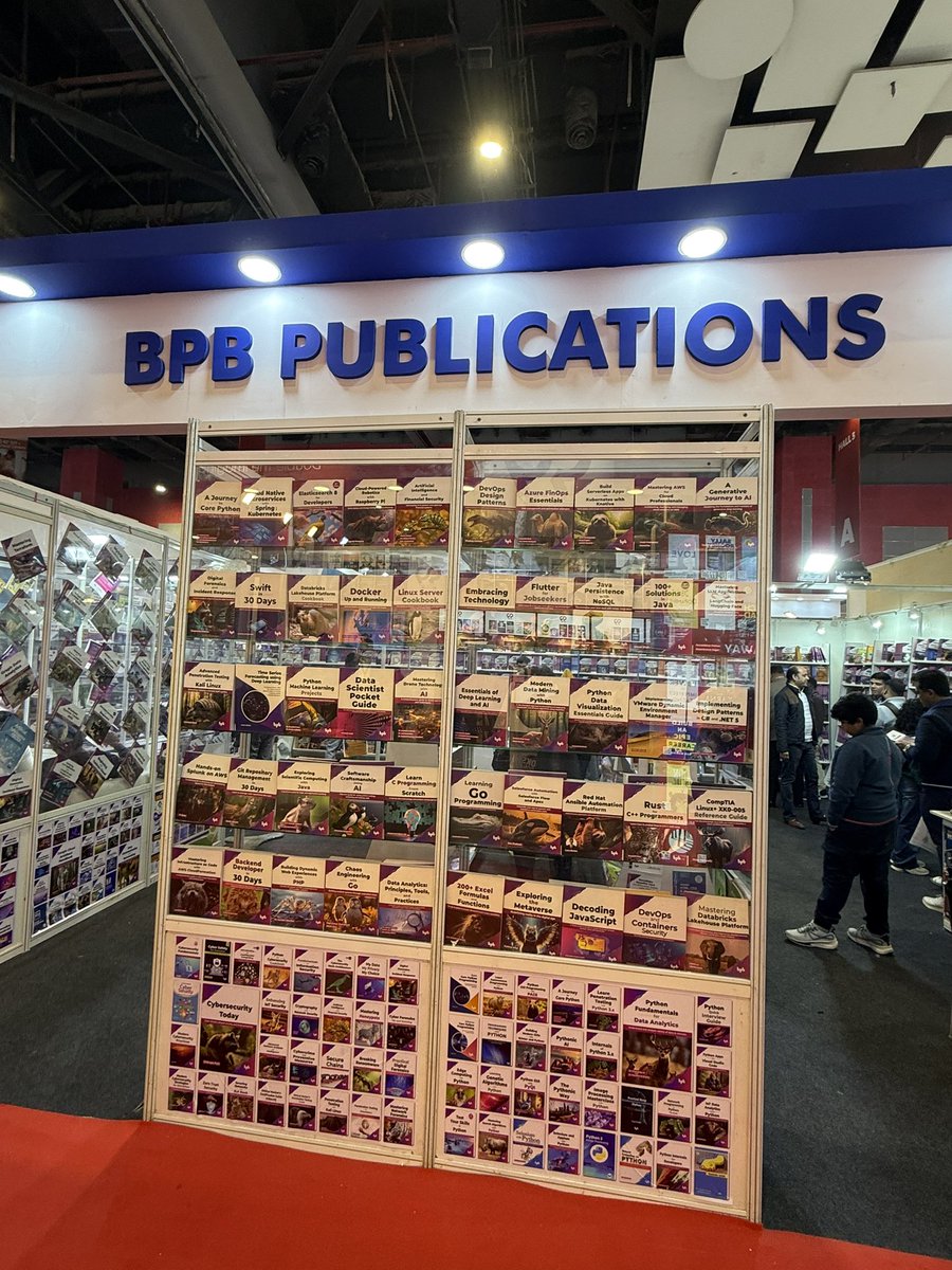 musepallavi's tweet image. Grateful as an author of technical books to see my three books with BPB Publications, Asia largest technical book publisher, at the New Delhi World Book Fair!
Moments like these make me very very happy and my heart fills with gratitude 💙♥️📚👩💻
#selenium #webdriver #testing…