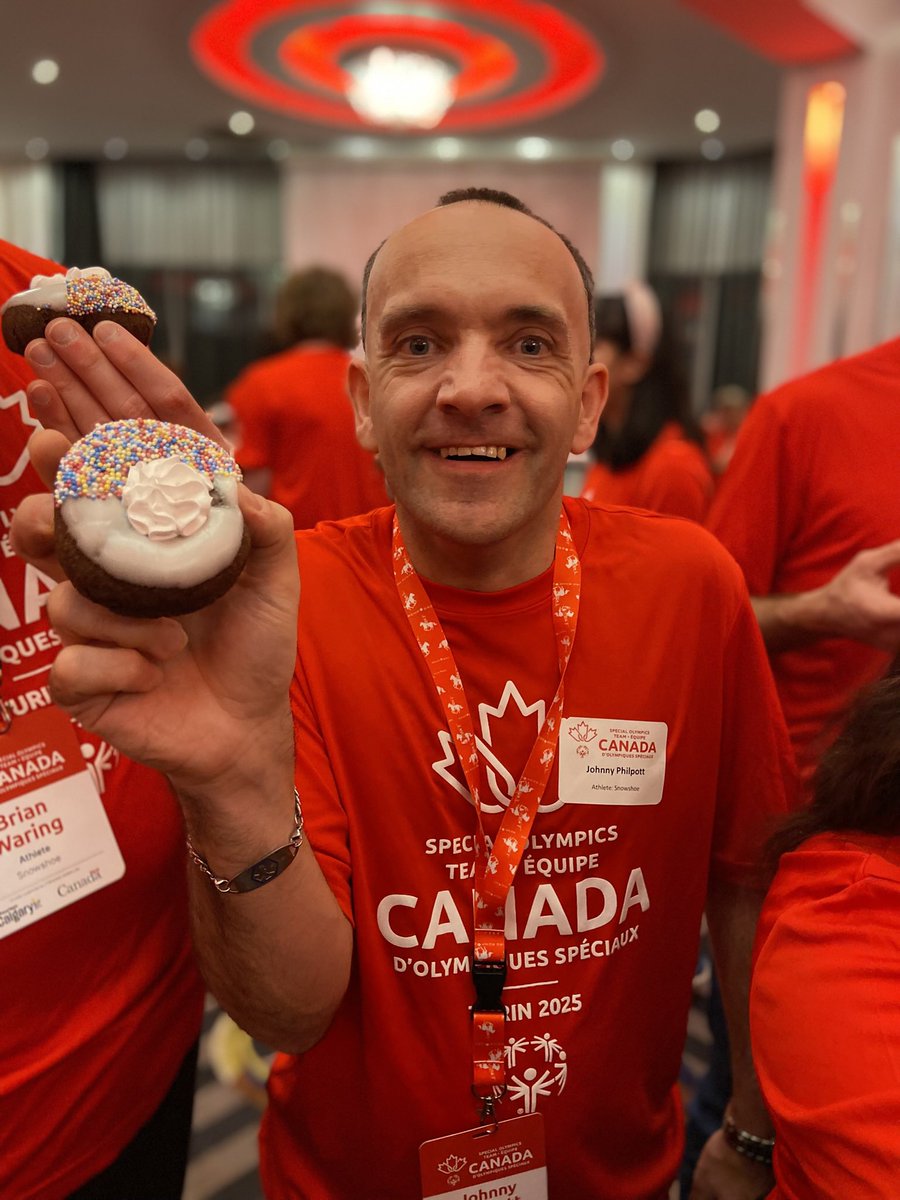 SpecialOCanada's tweet photo. A delicious delivery arrived for Special Olympics Team Canada 2025! 🇨🇦

Purchase a Special Olympics Donut at @timhortons, and 100% of the proceeds will support community sport programs for athletes with intellectual and developmental disabilities across Canada https://t.co/d3QHJb6J29