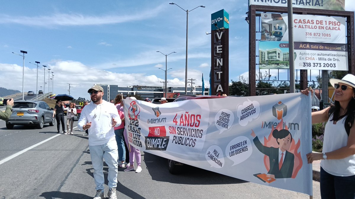 rcardonab's tweet image. La constructora Milenium ha incumplido acuerdos de energización en las casas de cajica #milenium#reservadelprado