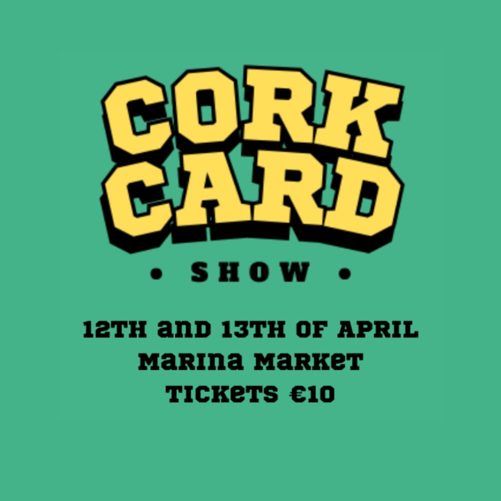 discarded_games's tweet photo. We are delighted to announce that we will be participating in the inaugural Cork Card Show! The event takes place on the 12th &amp; 13th of April in the Marina Market. It will be a great weekend and we hope to see you there! You can get your tickets here: https://t.co/bWdY9kaTqv https://t.co/dmRJ1g7kbg