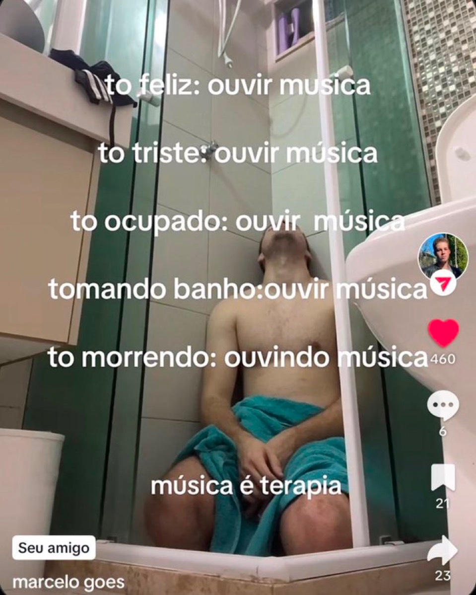 a solução pra tudo é música