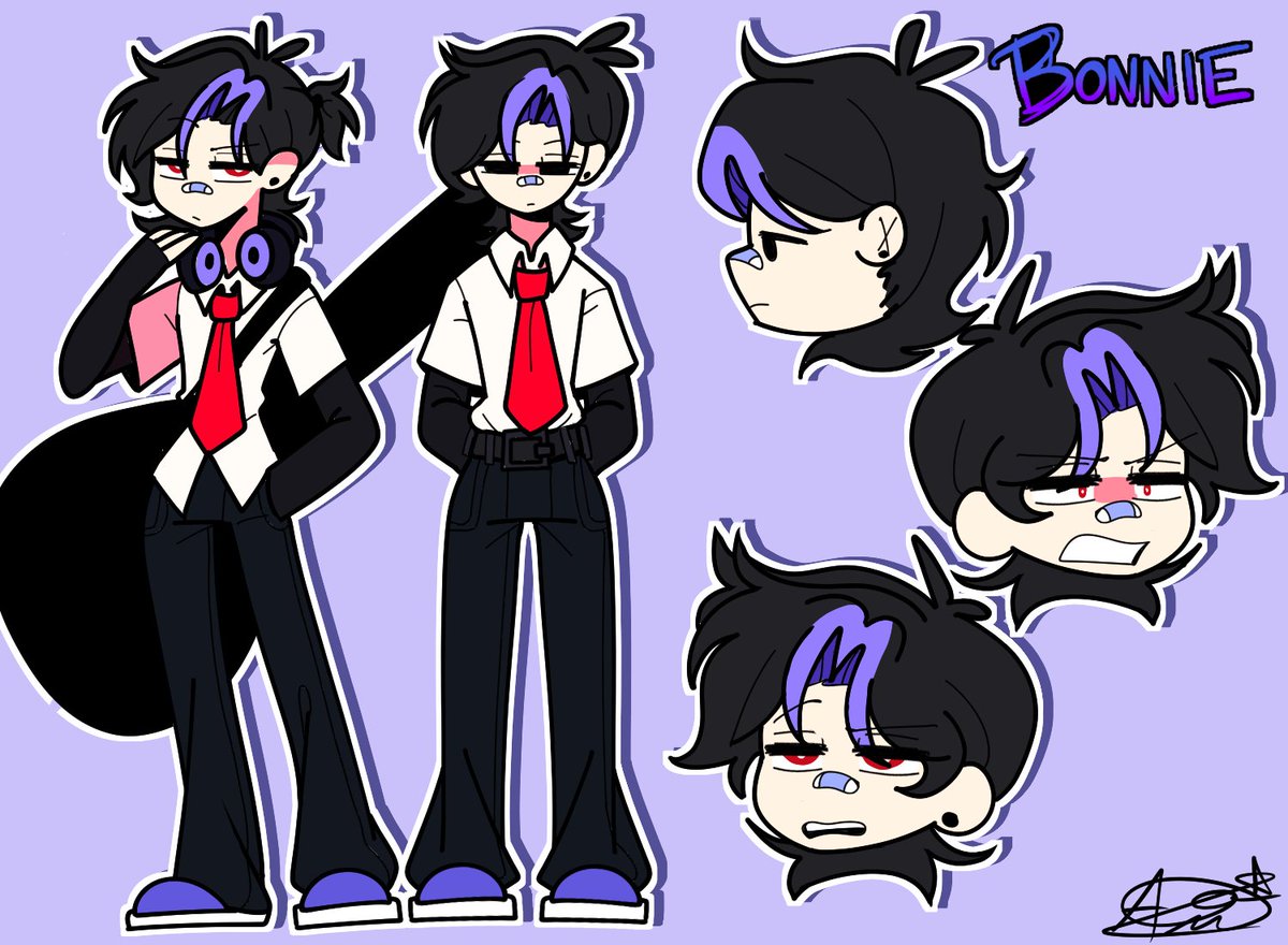 ✨️Bonnie✨️

Sentia que Bonnie de fnafhs era muy no se, pero eh, lo AMABA.

En mi fnafhs el es mas como si no le importase nada, inteligente, y obviamente que le guste la musica✨️. Tambien tendria algo de peleonero (por la teoria de que el peleo por su vida en el fnaf jaja)