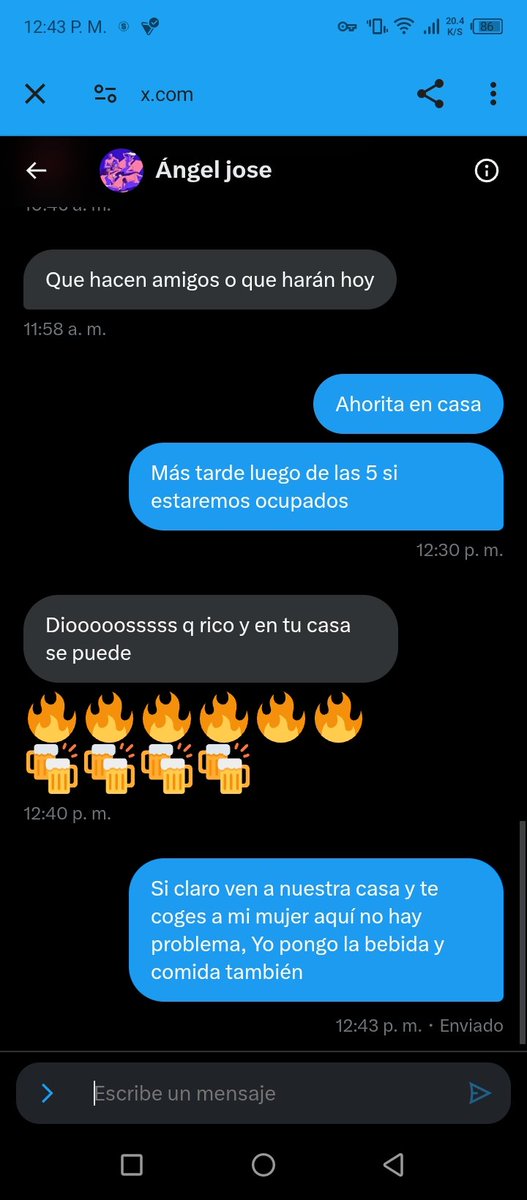 Señores eviten esto, les doy la confianza de estar con mi mujer, y aún así no son capaces de pagar al menos un hotel para compartir sanamente, estos msj son a diario, y si los llevas a tu casa ni un chocolate llevan a tu esposa, creo que deben pensar bien las cosas y ser justos.