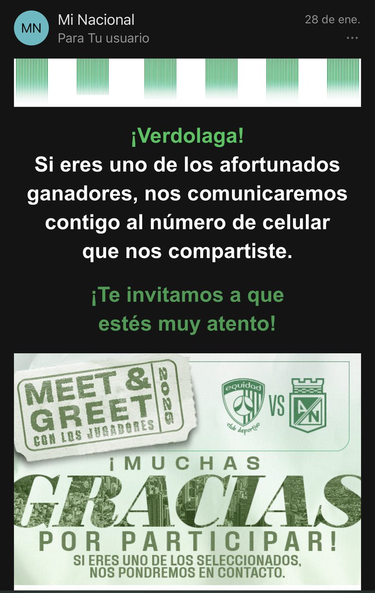 EDISONPROFE's tweet photo. @nacionaloficial Mañana estoy de cumpleaños 🎂 
Sería el mejor regalo 🎁 el meet &amp; greet con Nacional 🇳🇬⚽️🏆 en Bogotá 
Ya estoy inscrito 
#VamosTodosJuntos https://t.co/KNFWirpeif