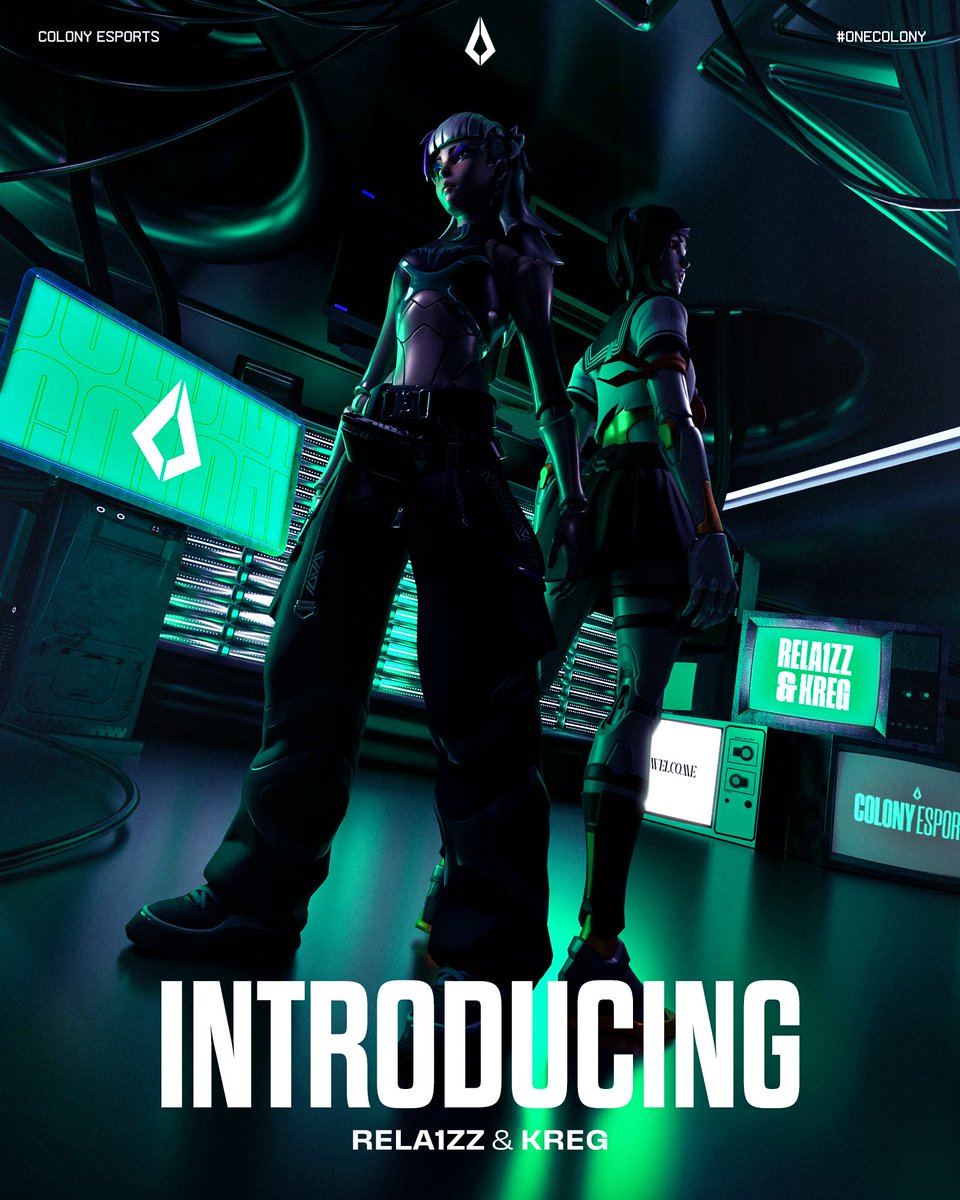 Big news! Join us in welcoming Rela1zz and Kreg to Colony Esports as our new Fortnite players. Get ready for some epic plays and big wins! Let’s go!💚

🇵🇱 | <a href="/rela1zz/">relа1$z</a> 
🇷🇺| <a href="/kregfn/">Kreg</a> 

#OneColony