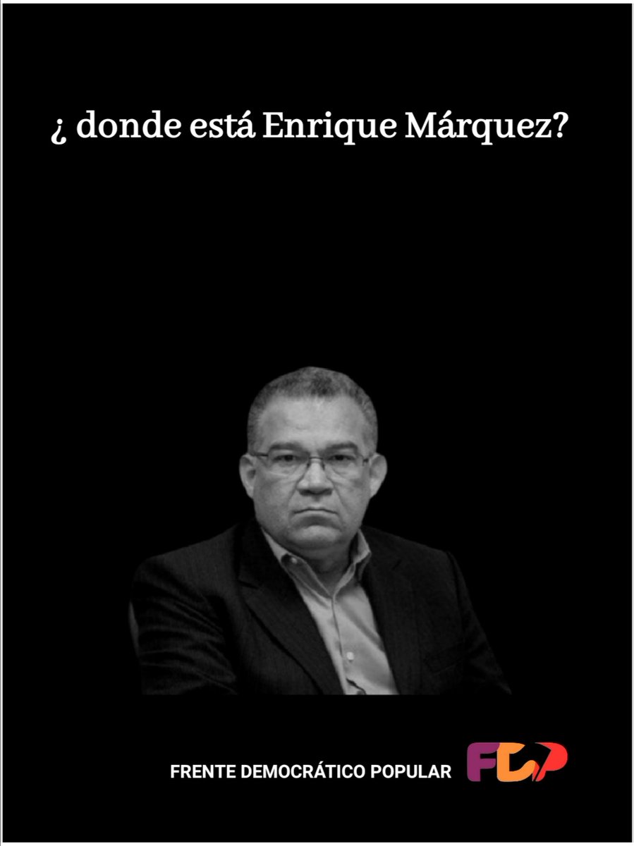No estamos todos
#DondeEstaEnriqueMarquez?