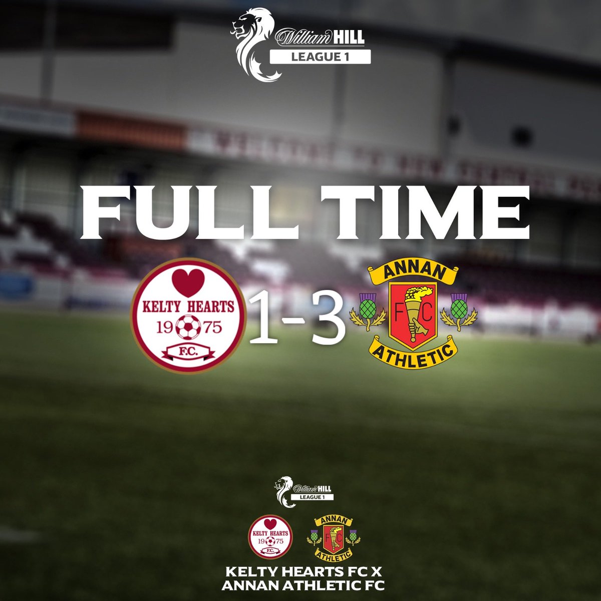 AnnanAthleticFC's tweet photo. Full-time! 3 Points ✅😁🖤💛 https://t.co/D1h3yxSNUZ