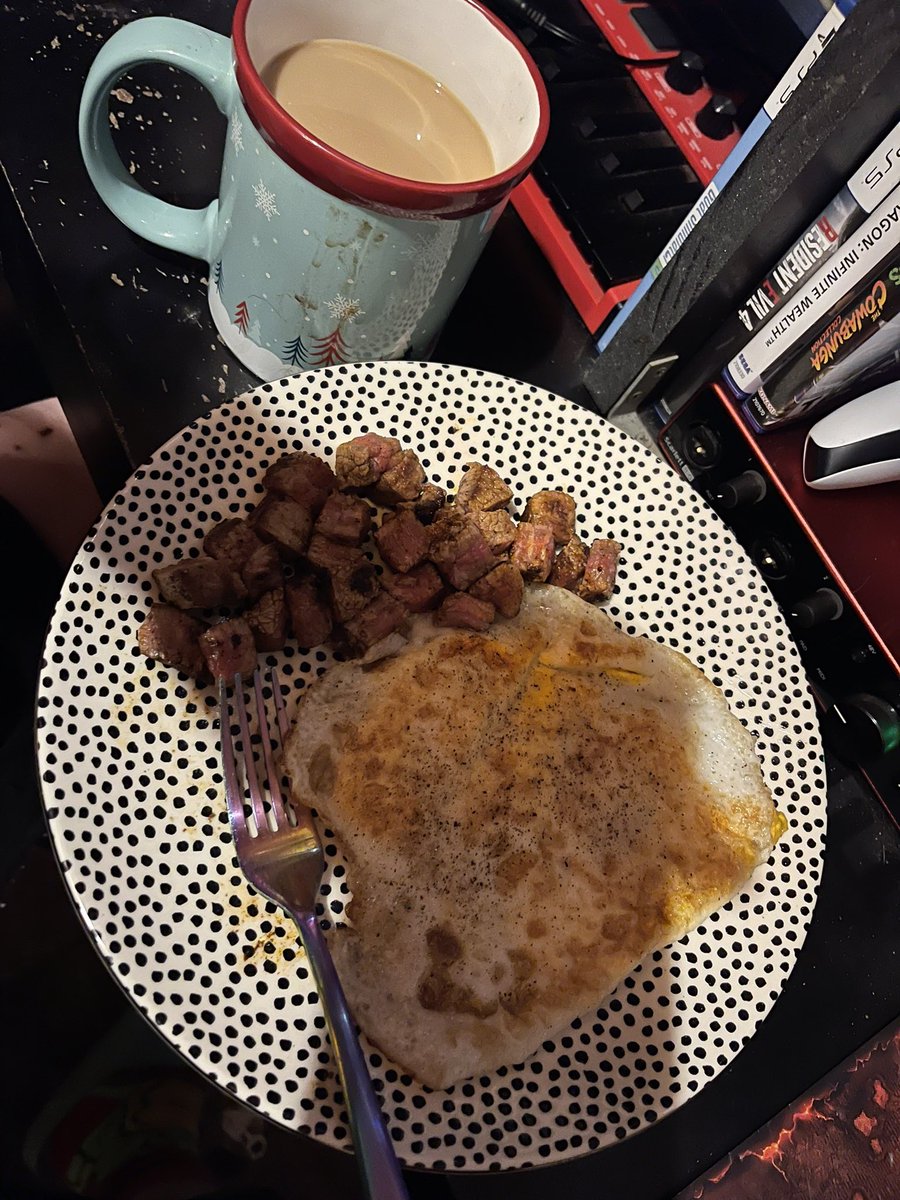 Eye of Round and Duck Eggs.
Start your day off right Frenz!