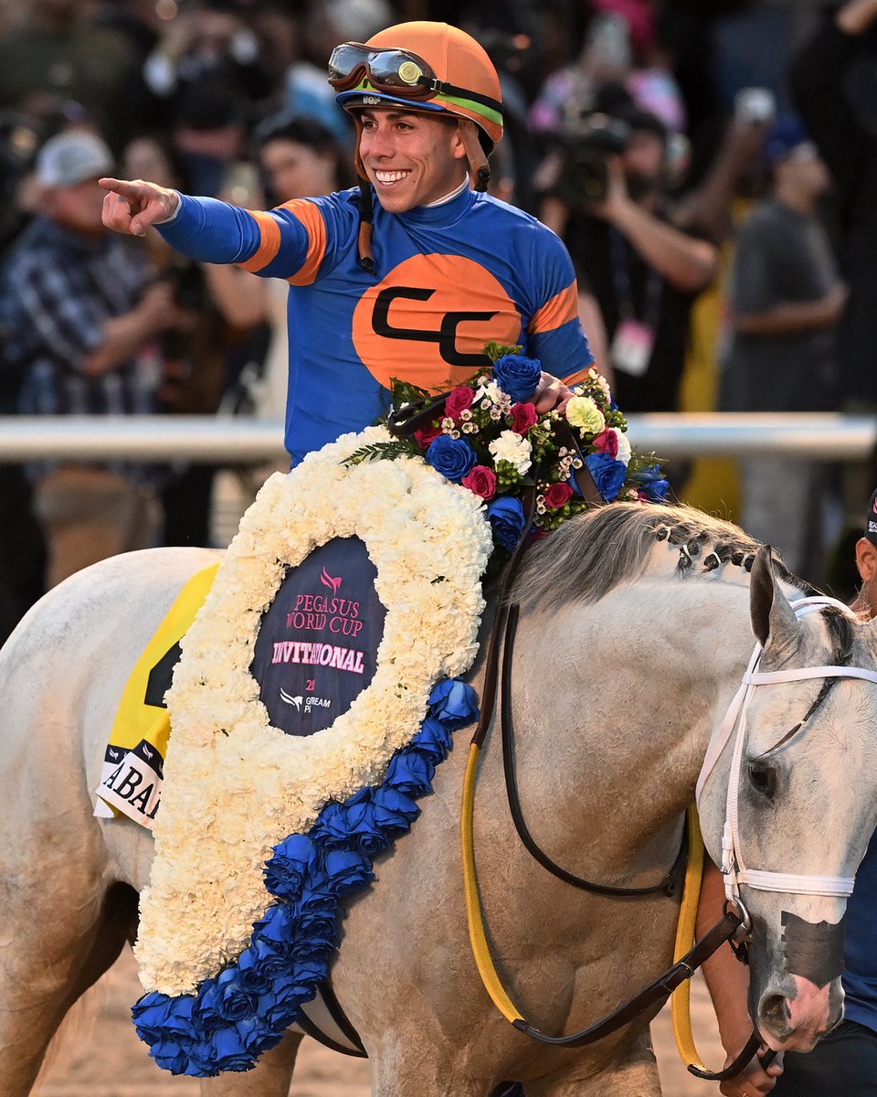 Pegasus World Cup (@pegasusworldcup) on Twitter photo This time last week White Abarrio gave <a href="/iradortiz/">Iradortiz</a> his third #PegasusWorldCup win. #LegendsWillRise
<a href="/SaffieJosephJr/">Saffie Joseph Jr.</a> This time last week White Abarrio gave <a href="/iradortiz/">Iradortiz</a> his third #PegasusWorldCup win. #LegendsWillRise
<a href="/SaffieJosephJr/">Saffie Joseph Jr.</a>