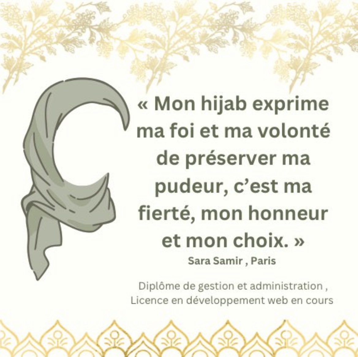 lajnafrance's tweet photo. #worldhijabday2024
#WorldHijabDay #journéeMondialeDuHijab
#Islam

Pour les femmes musulmanes, le hijab est un symbole de foi et d’autonomisation. https://t.co/VcPMGM5ZxV