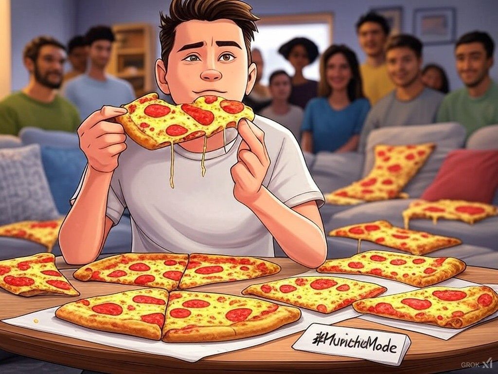 treehousecult's tweet image. Me: “I’ll just take one hit.” Also me: 30 minutes later “Pass the pizza and 17th snack.” #HighAmbitions #MunchieMode bit.ly/2EgJGsg