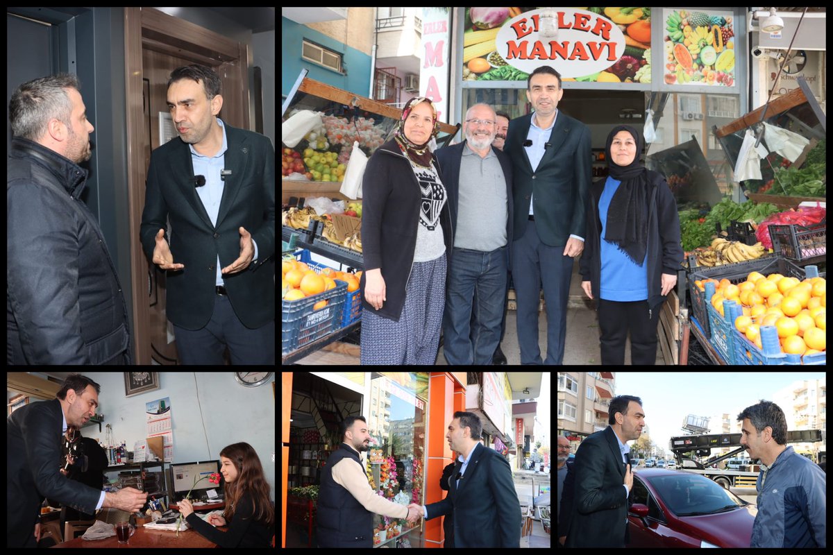 AdemAldemir33's tweet photo. 📍Toroslar'da Saha Çalışmasındayız

✅ Esnaf Ziyareti 

İl Yönetim Kurulu Üyelerimiz, İl Gençlik Kolları Başkanımız Sayın Ahmet Karagöz, Toroslar İlçe Başkanımız Sayın Ferdi Çokkeser ve Toroslar İlçe Teşkilatımızla birlikte Kuvayi Milliye Caddesi’nde esnaf ziyaretimizde esnaf ve vatandaşlarımızla hasbihal ederek taleplerini dinledik.

Ziyaretimizde esnaf ve vatandaşlarımıza Cumhurbaşkanımız Sayın Recep Tayyip Erdoğan'ın selamlarını ileterek Partimizin 23 yılda yapmış olduğu yatırımları ve hizmetlerimizi anlattık.

#Mersin 
#Toroslar
#AKParti
#Hizmet