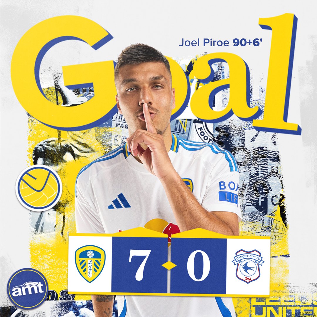 LUFCJapanWhites's tweet photo. ゴーーーーーーール!!!!!!!🤍💛💙
パーティーを締めくくるのはこの男!
フィルポのスルーパスに抜け出し左足で冷静に流し込みました!!!
90+6分
⚪リーズ 7-0 カーディフ🔵
#LUFC #LEECAR https://t.co/uUtXAoEUF1