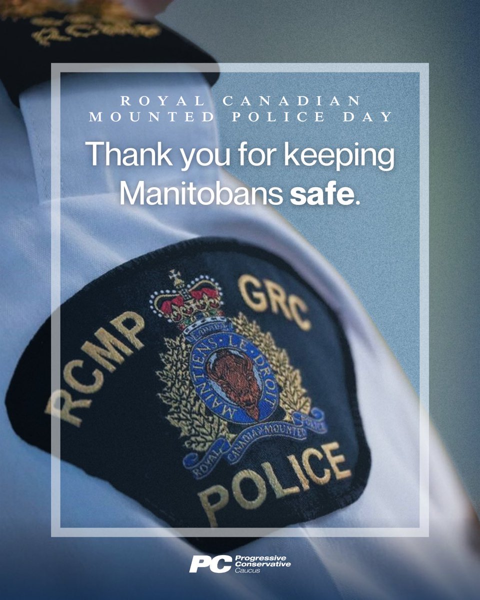 Wayne Ewasko (@wayneewaskomla) on Twitter photo Today is <a href="/rcmpmb/">RCMP Manitoba</a> Day!
Since formed in 1920 the RCMP have been an important profession and symbol of #Canada . We all have had connections with officers, thank an #RCMP officer for their service, not only today but every day 👍 Stay safe! #bettertogether Today is <a href="/rcmpmb/">RCMP Manitoba</a> Day!
Since formed in 1920 the RCMP have been an important profession and symbol of #Canada . We all have had connections with officers, thank an #RCMP officer for their service, not only today but every day 👍 Stay safe! #bettertogether