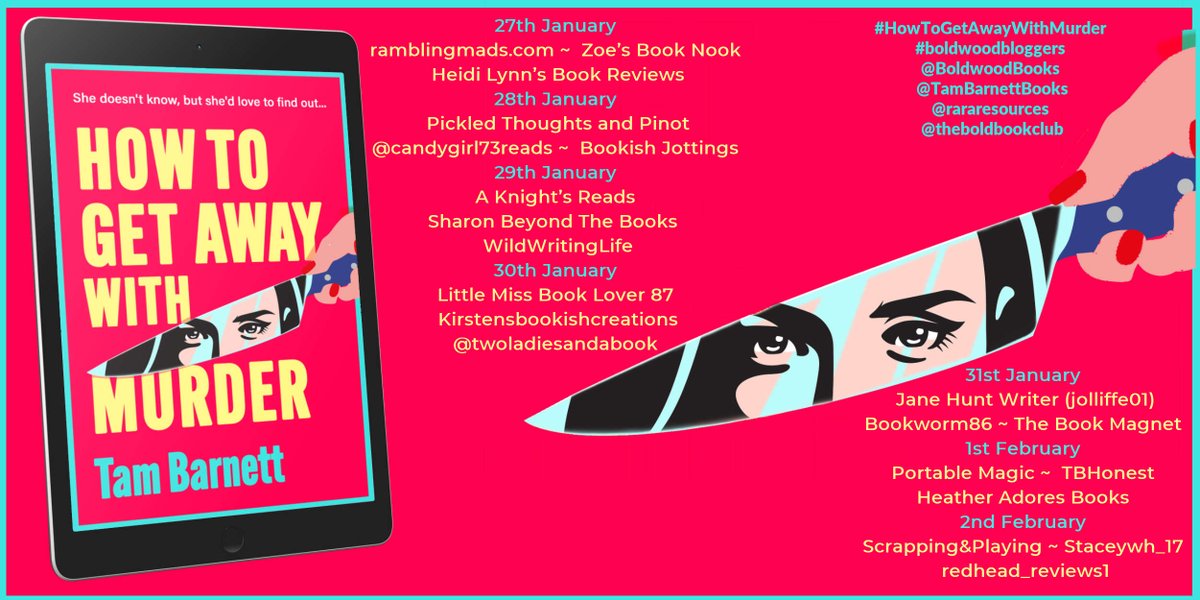 Annarella (@annarella) on Twitter photo #blogtour #thriller #humour #boldwoodbloggers How to Get Away with Murder <a href="/TamBarnettBooks/">Tam Barnett</a> <a href="/BoldwoodBooks/">Boldwood Books</a> Humorous and gripping danzasullacqua.wordpress.com/2025/02/01/how… <a href="/rararesources/">Rach RandomResources</a> #netgalley #blogtour #thriller #humour #boldwoodbloggers How to Get Away with Murder <a href="/TamBarnettBooks/">Tam Barnett</a> <a href="/BoldwoodBooks/">Boldwood Books</a> Humorous and gripping danzasullacqua.wordpress.com/2025/02/01/how… <a href="/rararesources/">Rach RandomResources</a> #netgalley