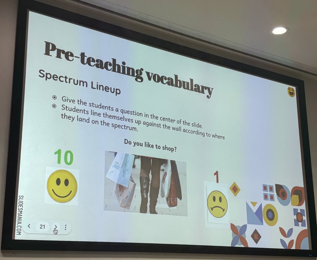 TFLA (@tfla_tweets) on Twitter photo SO many great tips this AM from <a href="/demacruz/">Dra. Delia Cruz</a>! 🤯 2 of my fave easy-peasy tweaks: 1. Give Ss the #ExitTicket goal at the START of class (complete at the end) & 2. Gauging Ss comfort level discussing a topic w/a self-report line up BEFORE we start helps us prepare to support! SO many great tips this AM from <a href="/demacruz/">Dra. Delia Cruz</a>! 🤯 2 of my fave easy-peasy tweaks: 1. Give Ss the #ExitTicket goal at the START of class (complete at the end) & 2. Gauging Ss comfort level discussing a topic w/a self-report line up BEFORE we start helps us prepare to support!