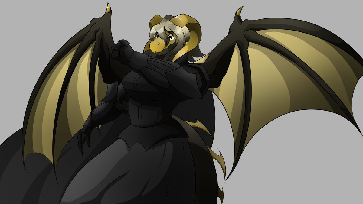 AriesDraw's tweet image. concept of my character asoh'ka #furryart