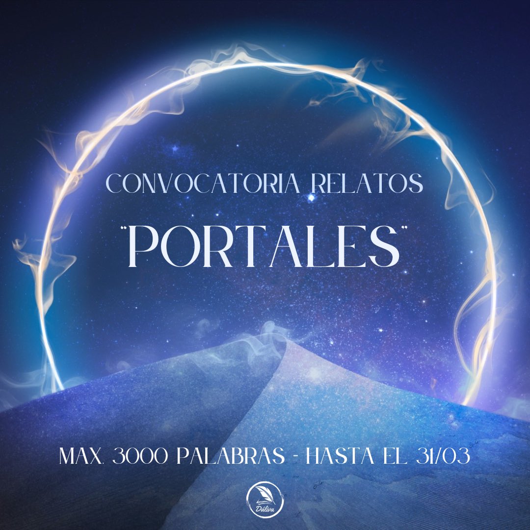 ¡Muy buenas amig@s! 🤩 Estamos de vuelta para presentar nuestra quinta convocatoria de relatos, esta vez inspirada en la temática “Portales”.