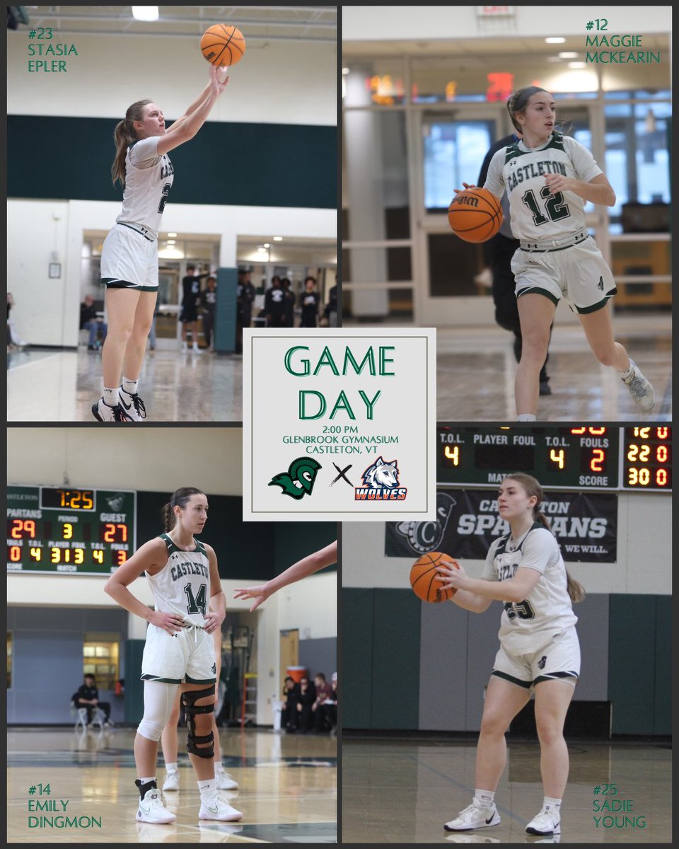 ɢ ᴀ ᴍ ᴇ ᴅ ᴀ ʏ ‼️

ꜱᴘᴀʀᴛᴀɴꜱ ᴛᴀᴋᴇ ᴏɴ ᴛʜᴇ ᴡᴏʟᴠᴇꜱ ꜰᴏʀ ᴀɴ ʟᴇᴄ ᴍᴀᴛᴄʜ-ᴜᴘ ᴀᴛ 2:00 ᴘᴍ 

Join us in Glenbrook to cheer on your Spartans. Men’s game is after at 4PM ⚔️ 

#GoSpartans #WeAreCastleton