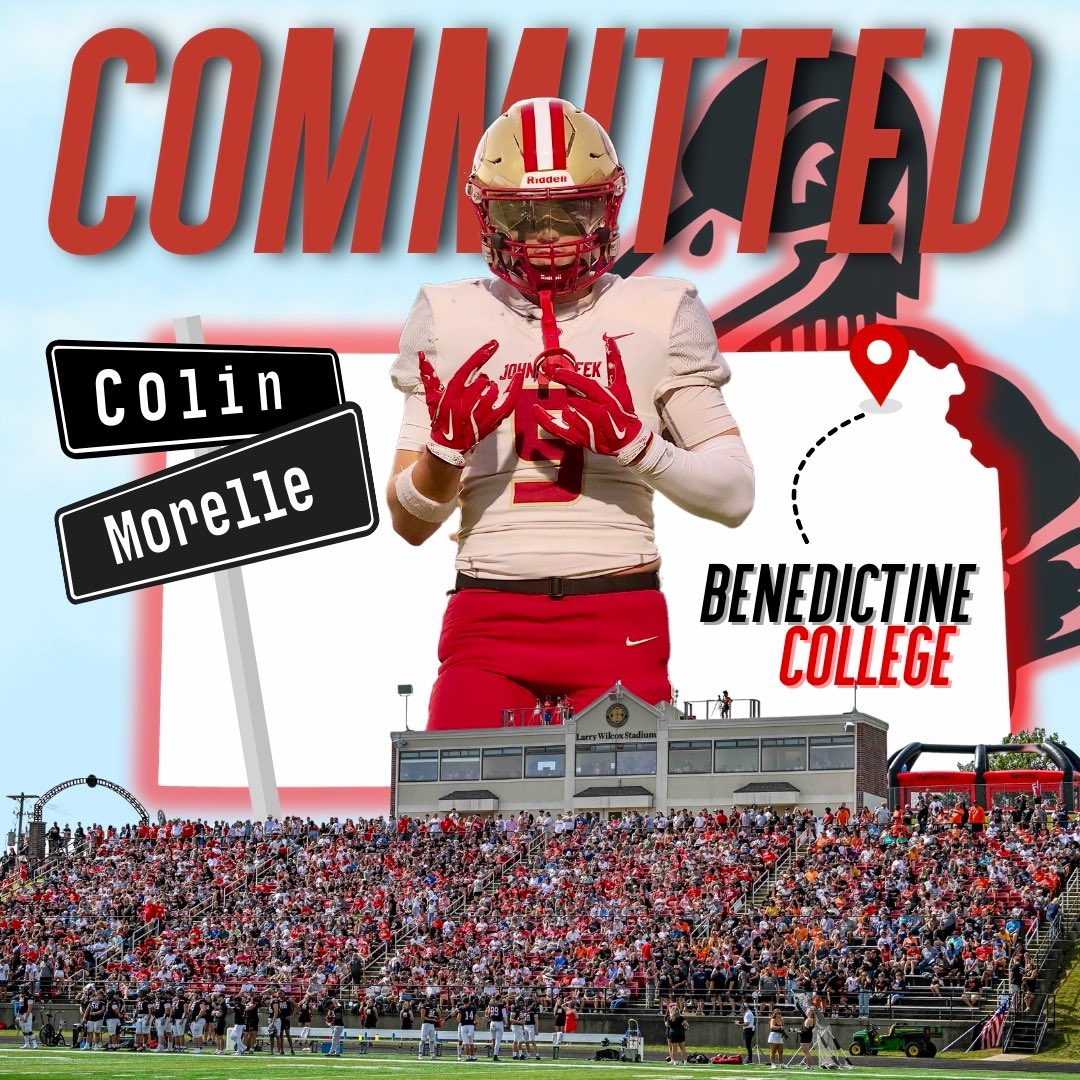 AGTG! After lots of prayers and conversation with my family, I am blessed to announce I will be continuing my academic and athletic career at Benedictine College. Thank you to my coaches, teammates, friends, family, trainers and teachers who have helped make this happen. Go