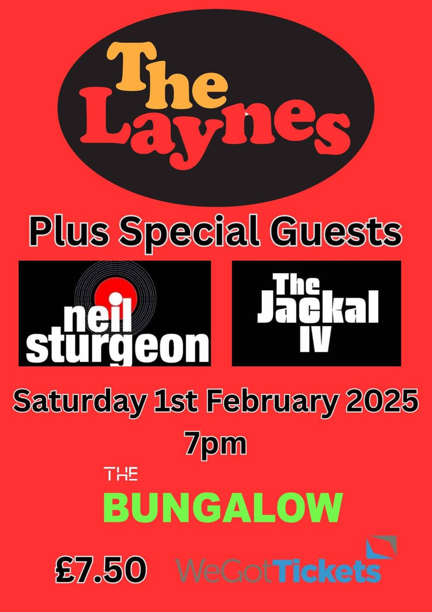 The Laynes, Neil Sturgeon &amp; Infomaniacs plus The Jackal IV tonight at <a href="/BungalowPaisley/">The Bungalow</a> tickets at wegottickets.com/event/640454
<a href="/MarcTuffley/">Marc Tuffley MD ANT</a>