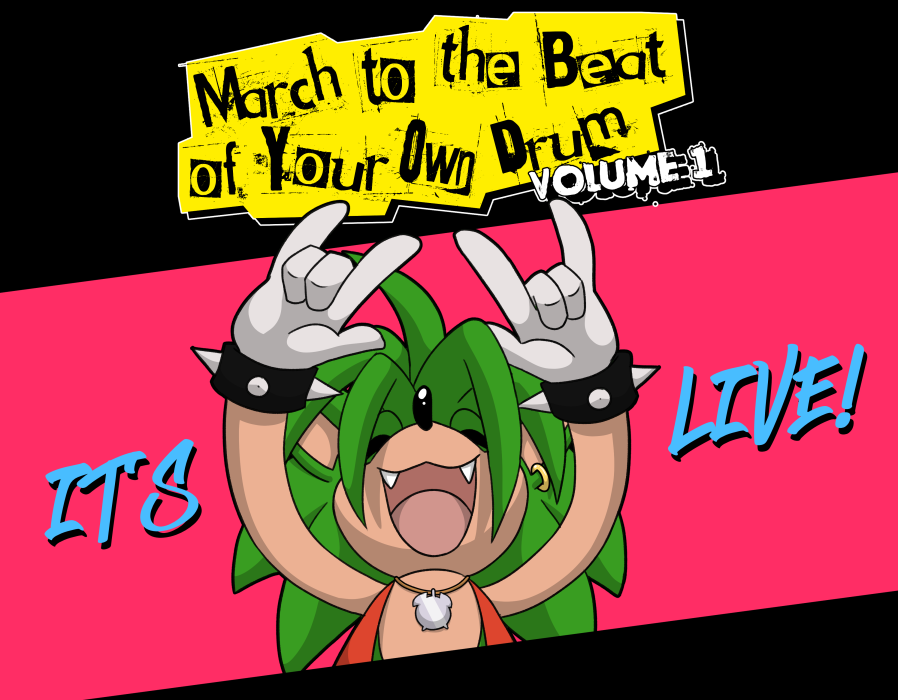 March To The Beat of Your Own Drum Manic Zine tweet media