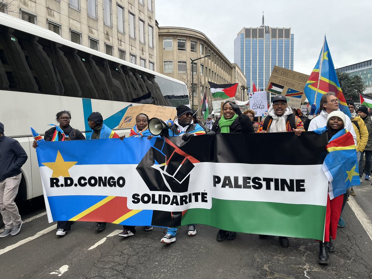 Brussels 🇨🇩🇵🇸✊🏽✊🏿🔥