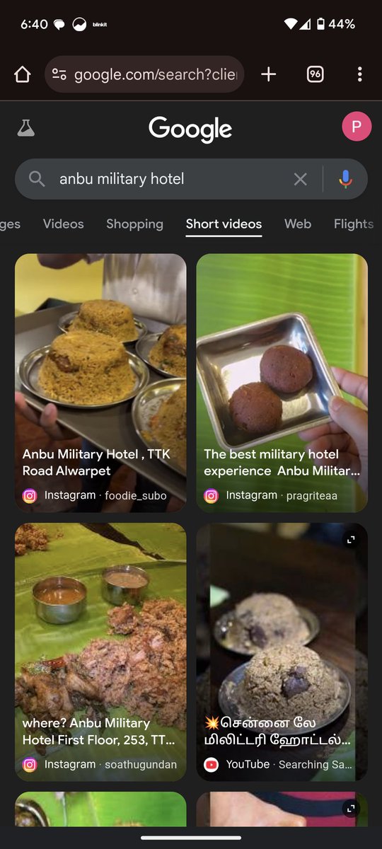 PrasannaMkumar's tweet photo. @Google @sundarpichai Last year,  I was thinking of having a search feature on Instagram for the reels as I felt it was the future of the search. And just like that Google has implemented the short videos feature in the search results! Amazing!! https://t.co/mC7HtiDsCb