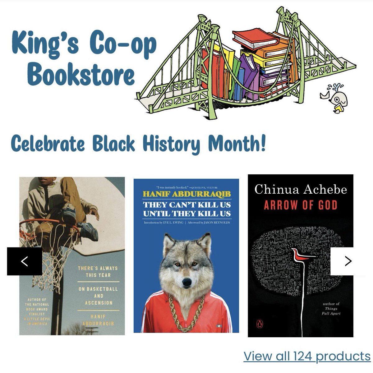check out the top of our site for some of our favourite in-stock books by Black authors! so many amazing books to read this Black History Month and every month after