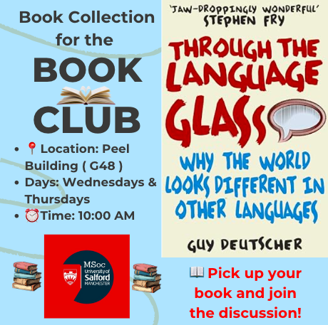 📚 MSoc Book Club – Read, Grow, Connect! 📚
Looking for a great read, meaningful discussions, and a chance to meet like-minded people?
📍 Book Collection Location: Peel Building (G48)
📅 Collection Days: Wednesdays &amp; Thursdays
⏰ Collection Time: 10:00 AM
#MSoc #MSocBookClub
